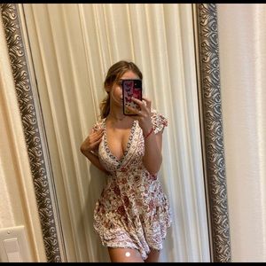 PATTERN WRAP DRESS🤍